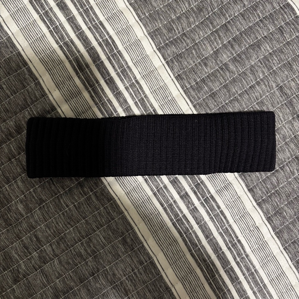 Nike Black Headband with Neon Logo - Picture 2 of 2